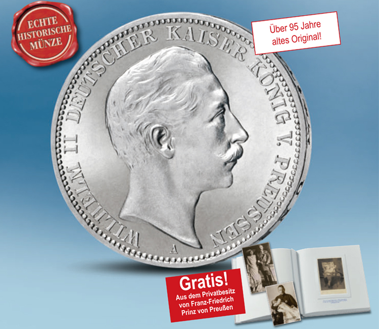 Die Original-Silbermünzen aus dem deutschen Kaiserreich!