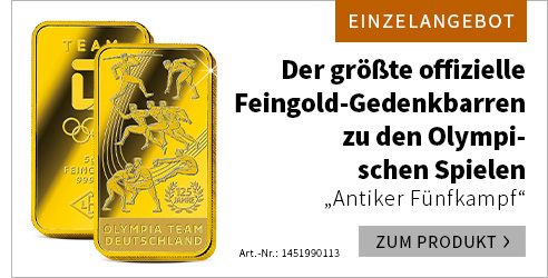 Gedenkbarren "Antiker Fünfkampf"